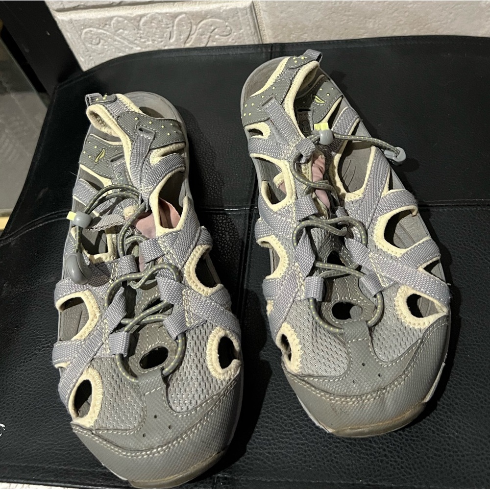 Ladies Abeo bio mechanical lace up adjustable water hiking shoes sz WN 8